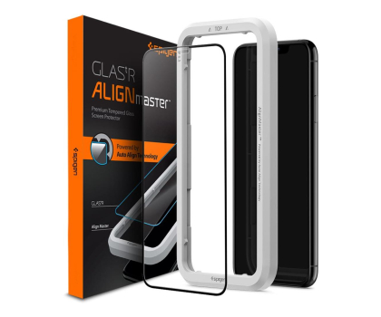 Szkło i folia ochronna SPIGEN Glass FC AlignMaster do iPhone 11